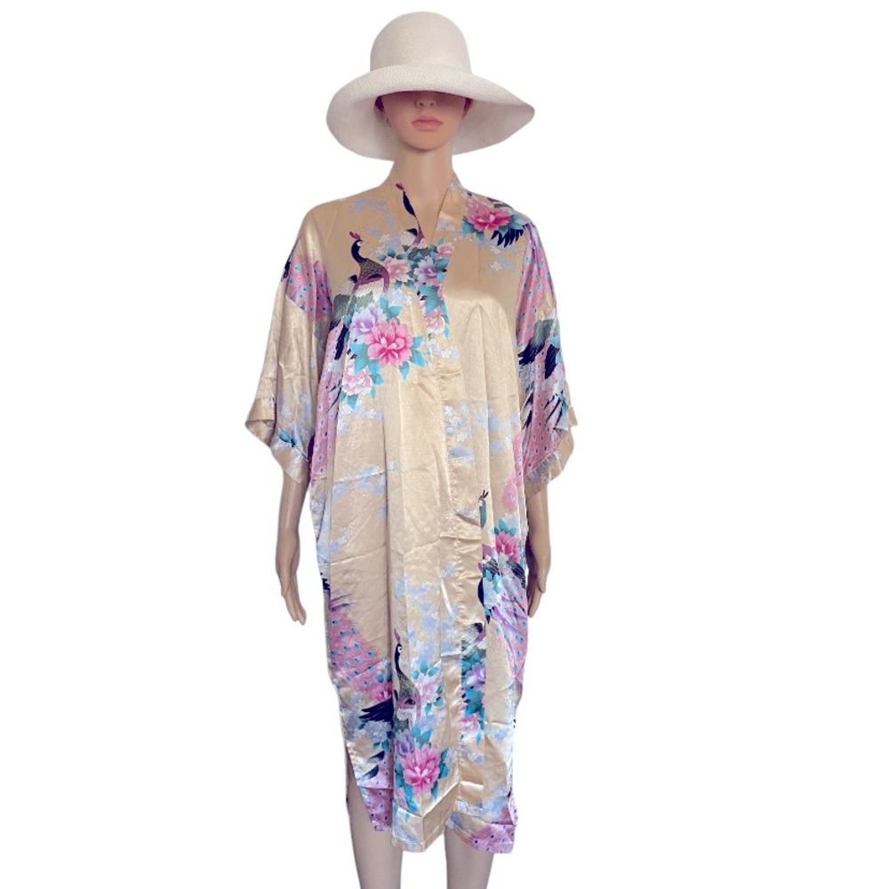 Oriental Village Silk Kimono Size M